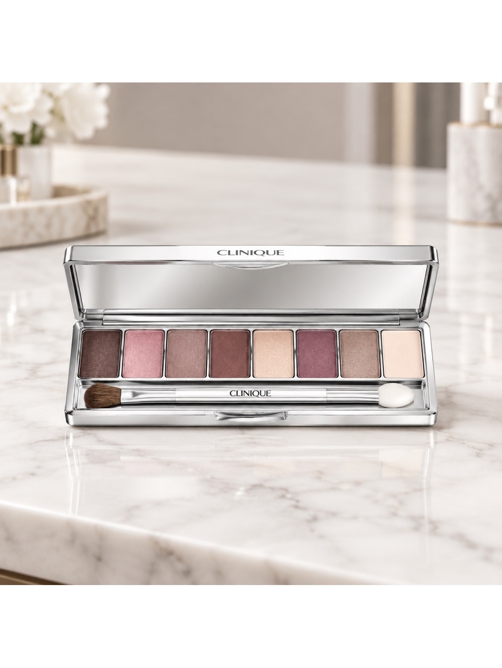 Clinique All About Shadow Eye Shadow Palette, 8 Silky + Buildable Shades NEW